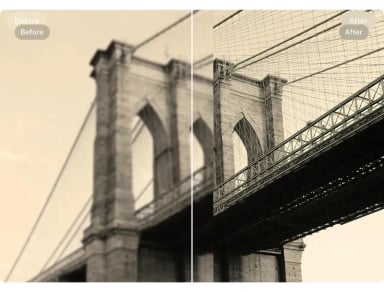 fix pixelated old photos