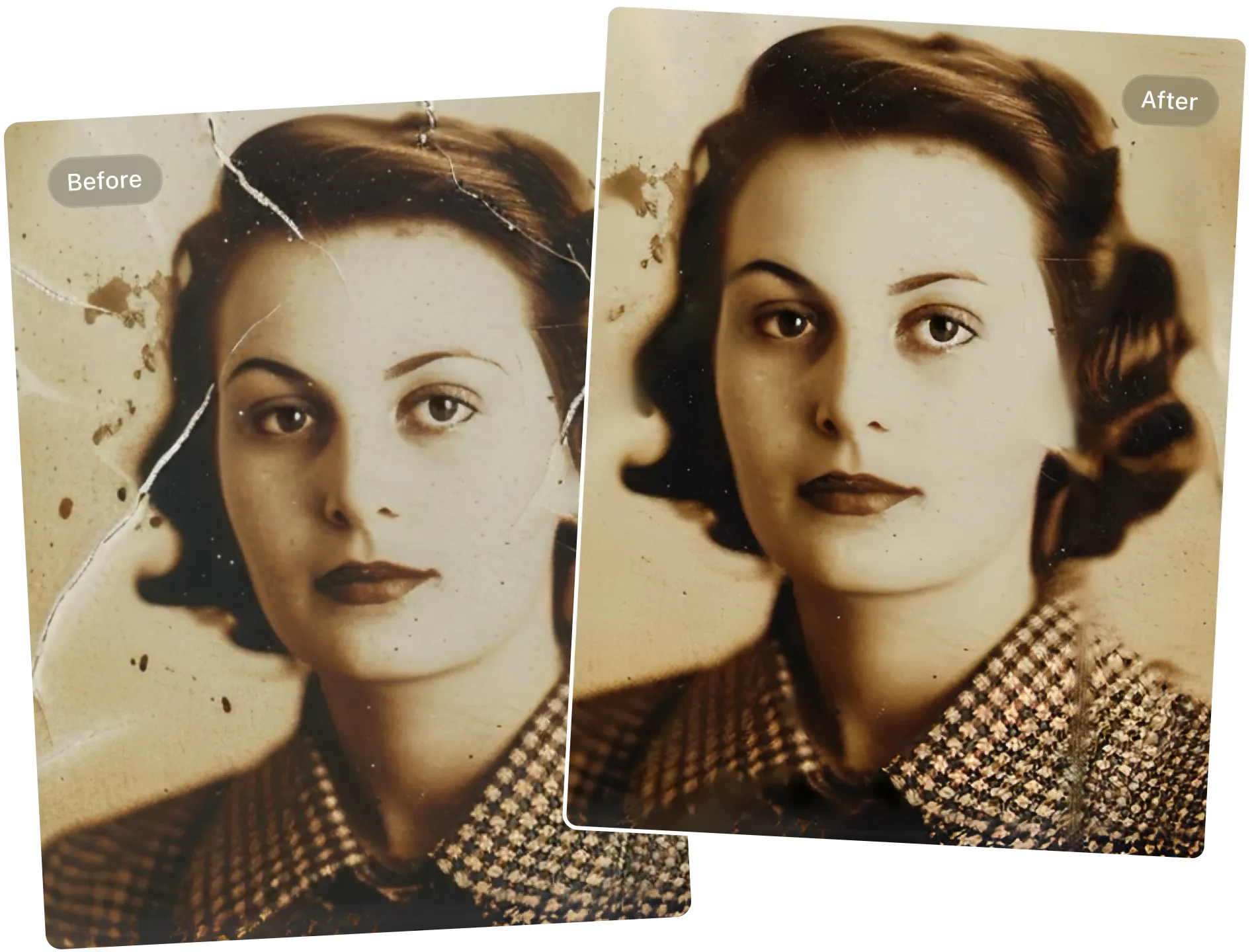 fix scratches on old photos